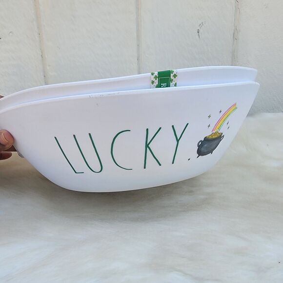 Rae Dunn St. Patrick's day  melamine serving bowl - Picture 1 of 5